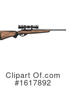 Rifle Clipart #1617892 by Vector Tradition SM