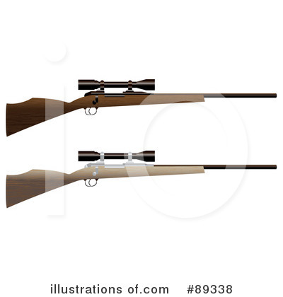 Royalty-Free (RF) Rifle Clipart Illustration by michaeltravers - Stock Sample #89338