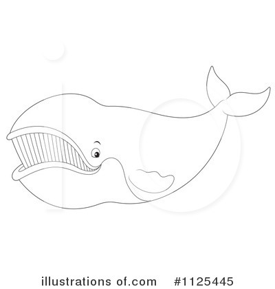 Royalty-Free (RF) Right Whale Clipart Illustration by Alex Bannykh - Stock Sample #1125445