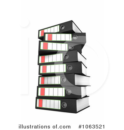 Binders Clipart #1063521 by stockillustrations