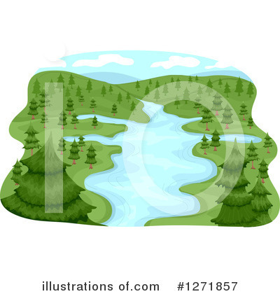 Royalty-Free (RF) River Clipart Illustration by BNP Design Studio - Stock Sample #1271857