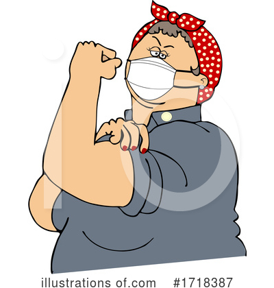 Rosie The Riveter Clipart #1718387 by djart