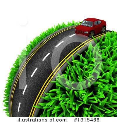 Royalty-Free (RF) Road Clipart Illustration by KJ Pargeter - Stock Sample #1315466