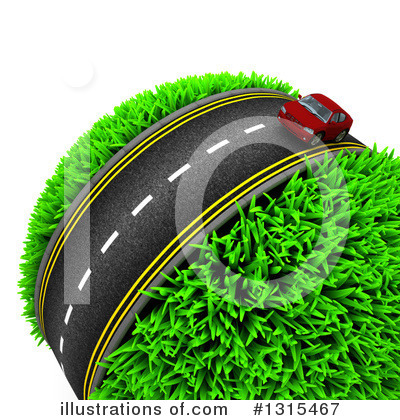 Royalty-Free (RF) Road Clipart Illustration by KJ Pargeter - Stock Sample #1315467