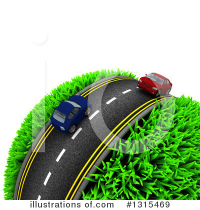 Royalty-Free (RF) Road Clipart Illustration by KJ Pargeter - Stock Sample #1315469