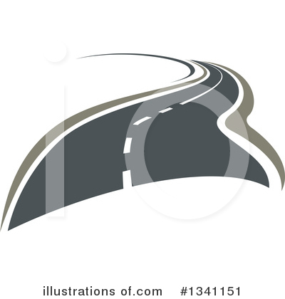 Royalty-Free (RF) Road Clipart Illustration by Vector Tradition SM - Stock Sample #1341151