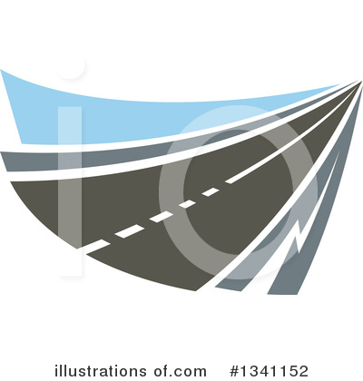 Royalty-Free (RF) Road Clipart Illustration by Vector Tradition SM - Stock Sample #1341152