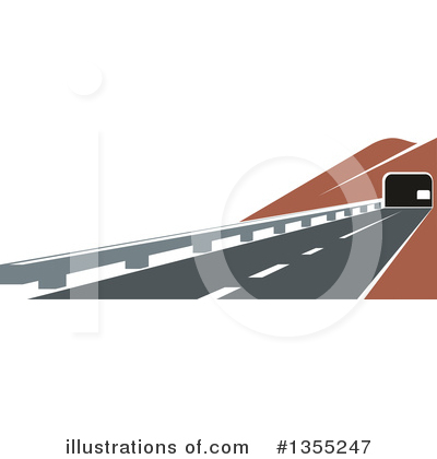 Royalty-Free (RF) Road Clipart Illustration by Vector Tradition SM - Stock Sample #1355247