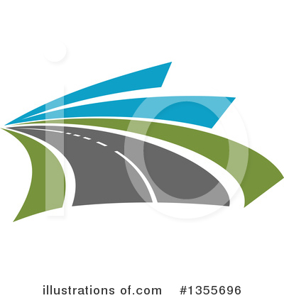 Royalty-Free (RF) Road Clipart Illustration by Vector Tradition SM - Stock Sample #1355696