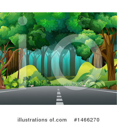 Road Clipart #1466270 - Illustration by Graphics RF
