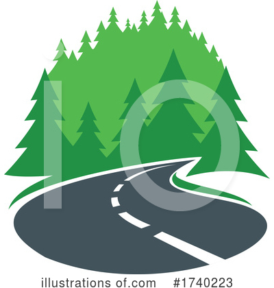 Royalty-Free (RF) Road Clipart Illustration by Vector Tradition SM - Stock Sample #1740223