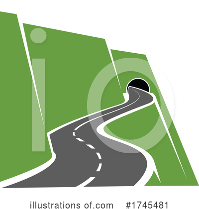 Royalty-Free (RF) Road Clipart Illustration by Vector Tradition SM - Stock Sample #1745481