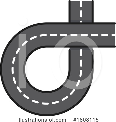 Royalty-Free (RF) Road Clipart Illustration by Vector Tradition SM - Stock Sample #1808115