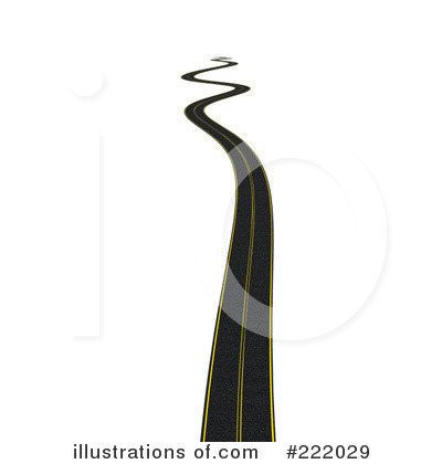 Royalty-Free (RF) Road Clipart Illustration by KJ Pargeter - Stock Sample #222029