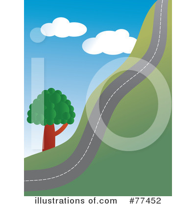 Royalty-Free (RF) Road Clipart Illustration by Prawny - Stock Sample #77452