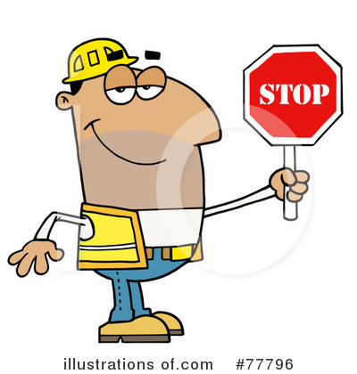 Royalty-Free (RF) Road Construction Clipart Illustration by Hit Toon - Stock Sample #77796