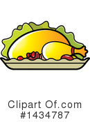 Roasted Chicken Clipart #1434787 by Lal Perera