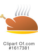 Roasted Chicken Clipart #1617381 by Vector Tradition SM