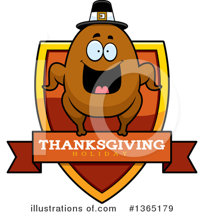 Royalty-Free (RF) Roasted Turkey Clipart Illustration by Cory Thoman - Stock Sample #1365179