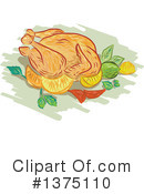 Roasted Turkey Clipart #1375110 by patrimonio