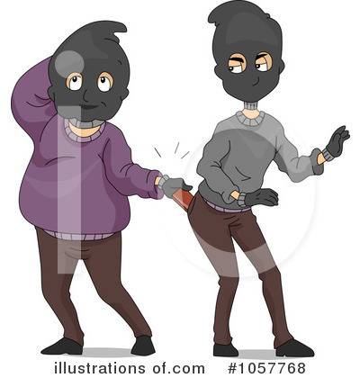 Thief Clipart #1057768 by BNP Design Studio