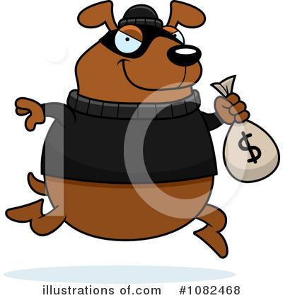 Royalty-Free (RF) Robber Clipart Illustration by Cory Thoman - Stock Sample #1082468