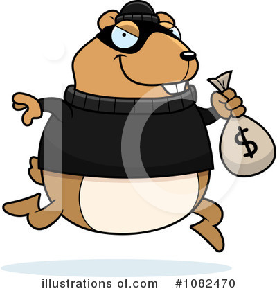 Royalty-Free (RF) Robber Clipart Illustration by Cory Thoman - Stock Sample #1082470