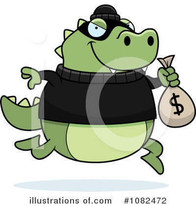 Royalty-Free (RF) Robber Clipart Illustration by Cory Thoman - Stock Sample #1082472
