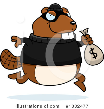Royalty-Free (RF) Robber Clipart Illustration by Cory Thoman - Stock Sample #1082477