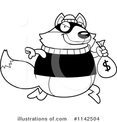 Royalty-Free (RF) Robber Clipart Illustration by Cory Thoman - Stock Sample #1142504