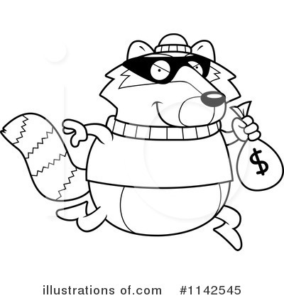 Royalty-Free (RF) Robber Clipart Illustration by Cory Thoman - Stock Sample #1142545