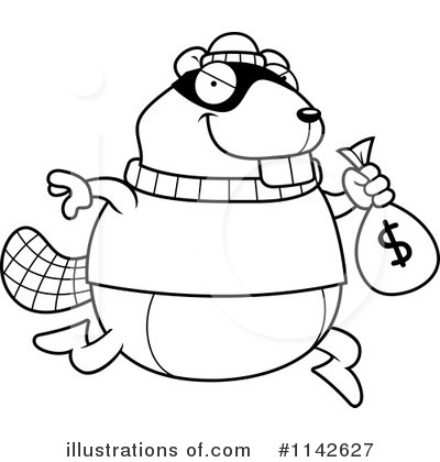 Royalty-Free (RF) Robber Clipart Illustration by Cory Thoman - Stock Sample #1142627