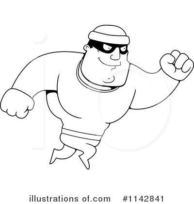 Royalty-Free (RF) Robber Clipart Illustration by Cory Thoman - Stock Sample #1142841
