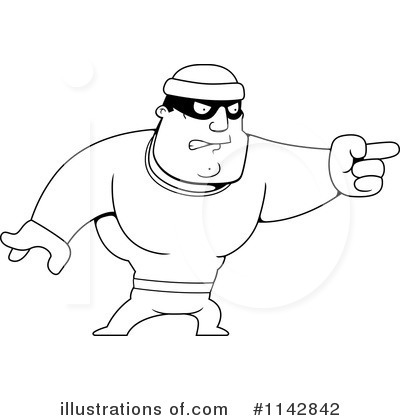 Royalty-Free (RF) Robber Clipart Illustration by Cory Thoman - Stock Sample #1142842