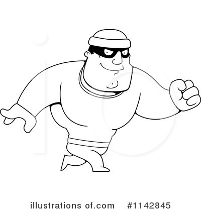 Royalty-Free (RF) Robber Clipart Illustration by Cory Thoman - Stock Sample #1142845