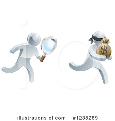 Detective Clipart #1235289 by AtStockIllustration