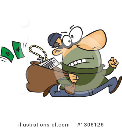 Thief Clipart #1306126 by toonaday