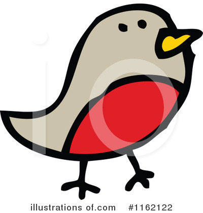 Royalty-Free (RF) Robin Clipart Illustration by lineartestpilot - Stock Sample #1162122