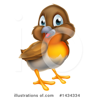 Robin Clipart #1434334 by AtStockIllustration