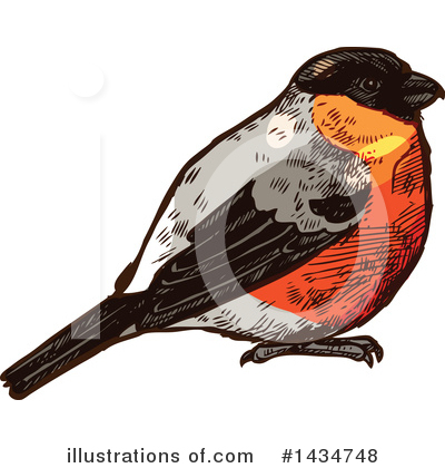 Royalty-Free (RF) Robin Clipart Illustration by Vector Tradition SM - Stock Sample #1434748