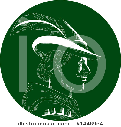 Royalty-Free (RF) Robin Hood Clipart Illustration by patrimonio - Stock Sample #1446954