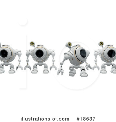 Royalty-Free (RF) Robo Cam Clipart Illustration by Leo Blanchette - Stock Sample #18637