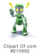 Robot Character Clipart #210962 by AtStockIllustration