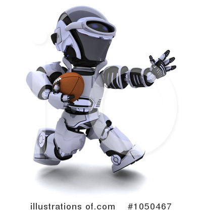 Royalty-Free (RF) Robot Clipart Illustration by KJ Pargeter - Stock Sample #1050467