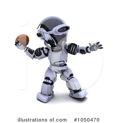 Royalty-Free (RF) Robot Clipart Illustration by KJ Pargeter - Stock Sample #1050470