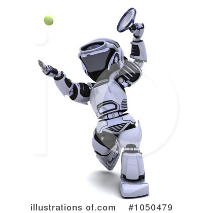 Royalty-Free (RF) Robot Clipart Illustration by KJ Pargeter - Stock Sample #1050479