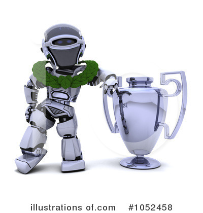 Royalty-Free (RF) Robot Clipart Illustration by KJ Pargeter - Stock Sample #1052458