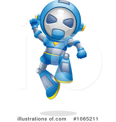 Royalty-Free (RF) Robot Clipart Illustration by BNP Design Studio - Stock Sample #1065211