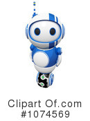 Robot Clipart #1074569 by Leo Blanchette