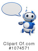 Robot Clipart #1074571 by Leo Blanchette